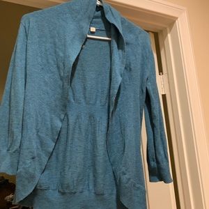 Frenchi Open Front Cardigan